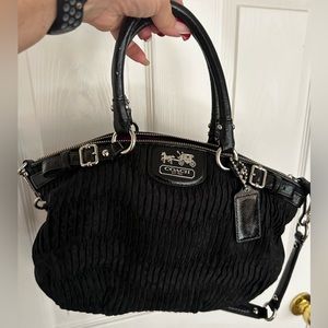 Coach Black roused bag